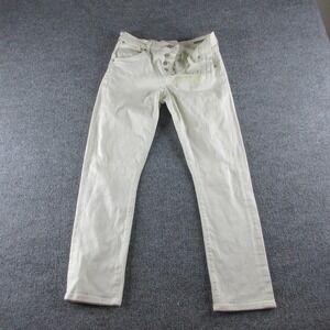 Citizens Of Humanity Emerson Slim Boyfriend Jeans‎ Womens 26 White Distressed